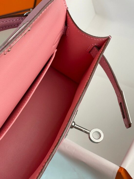 Hermès Mini Kelly 2 Handbag (Pink) main image 5